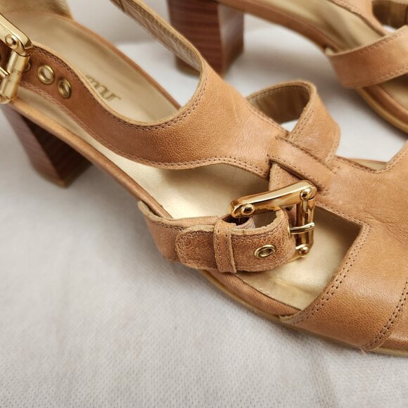 MR.SEYMOUR WONEN'S DISTRESSED LEATHER  SUMMER SHOES SIZE 8. NEW - Picture 4 of 11